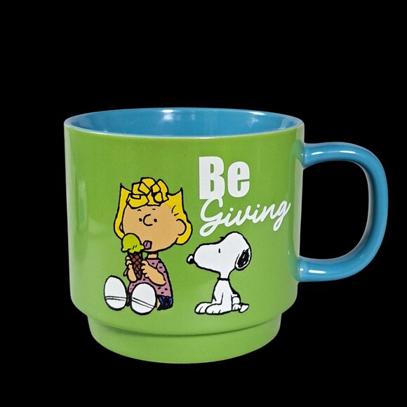 Be Giving - Peanuts Snoopy & Sally with Ice Cream 14oz Ceramic Mug - Picture 9 of 11